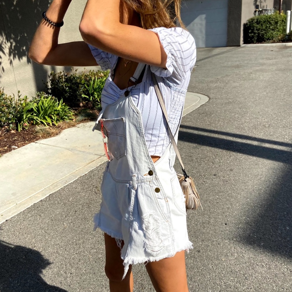 Light Blue denim overalls